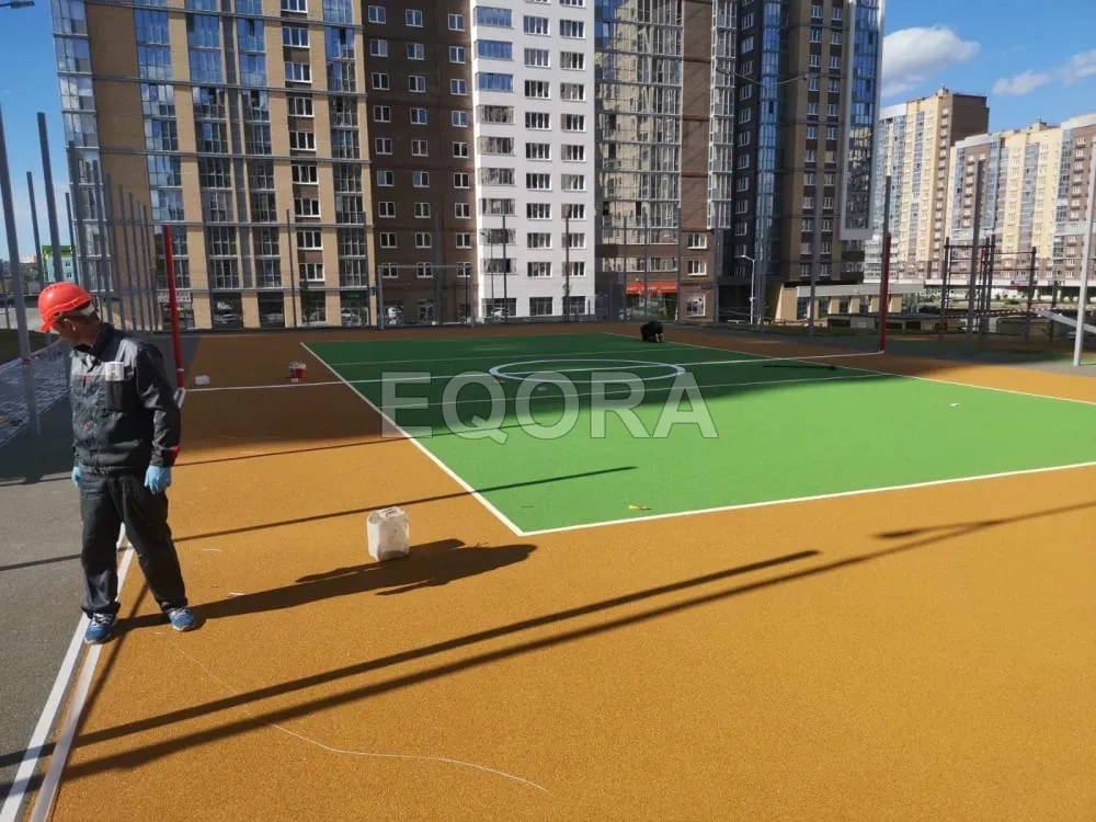 Какая минимальная температура для укладки резинового покрытия в Одинцово?